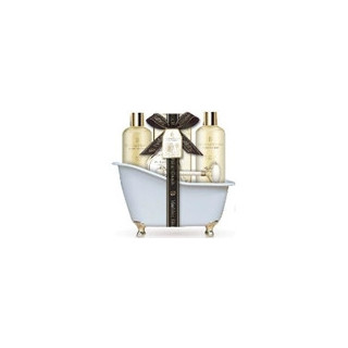 Coffret Cadeau Bain Luxe Doré Relaxant – Coffret Bien-Être 5pcs