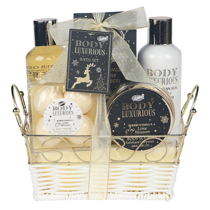 Corbeille De Bain Métallique, Body Luxurious Gold