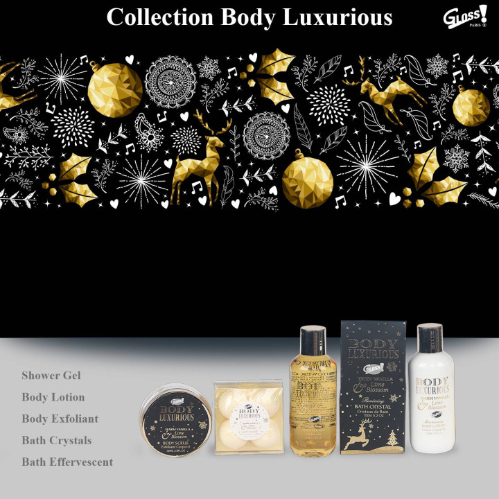Corbeille De Bain Métallique, Body Luxurious Gold