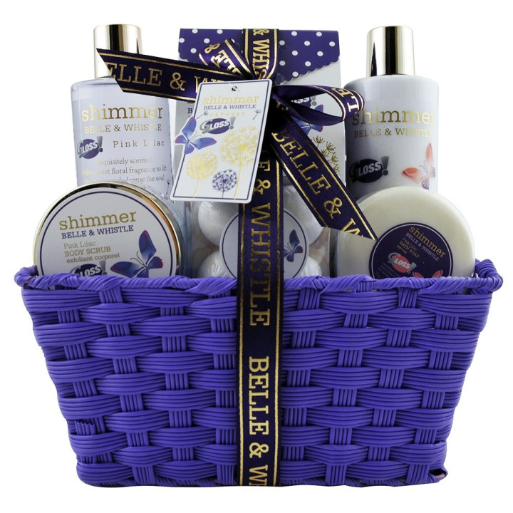 Coffret de bain au parfum délicat de lilas - 9pcs