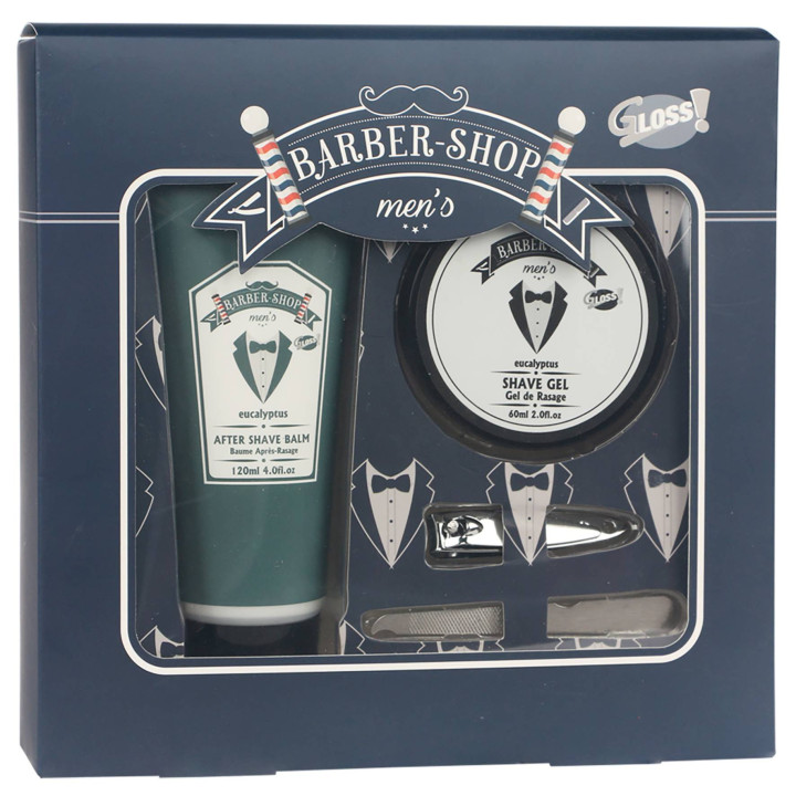Coffret cadeau de rasage et après-rasage pour Dandy à l’Eucalyptus