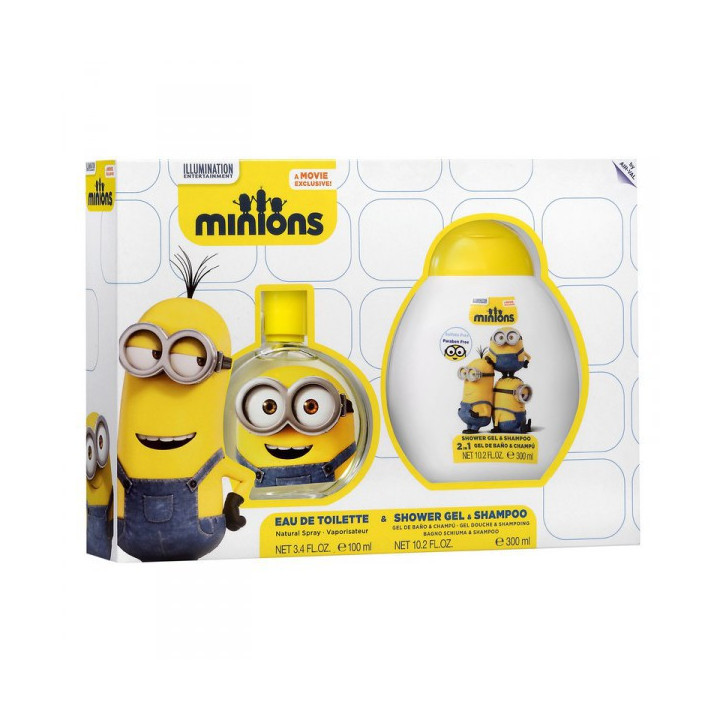 Minions Coffret enfant avec eau de toilette 100ml - 2pcs