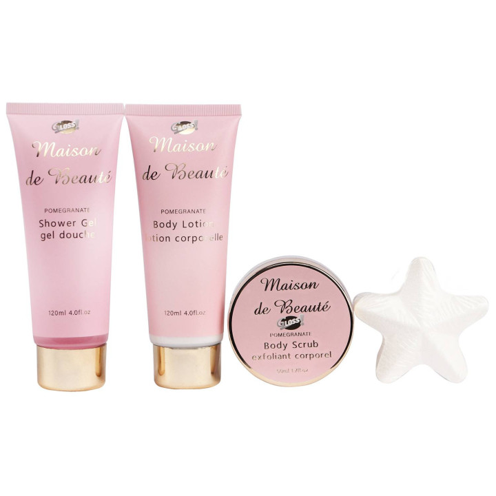 Coffret beauté de bain à la Grenade avec une étoile effervescente