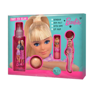 Barbie Coffret Cadeau Bain avec porte-clés - 4 pcs