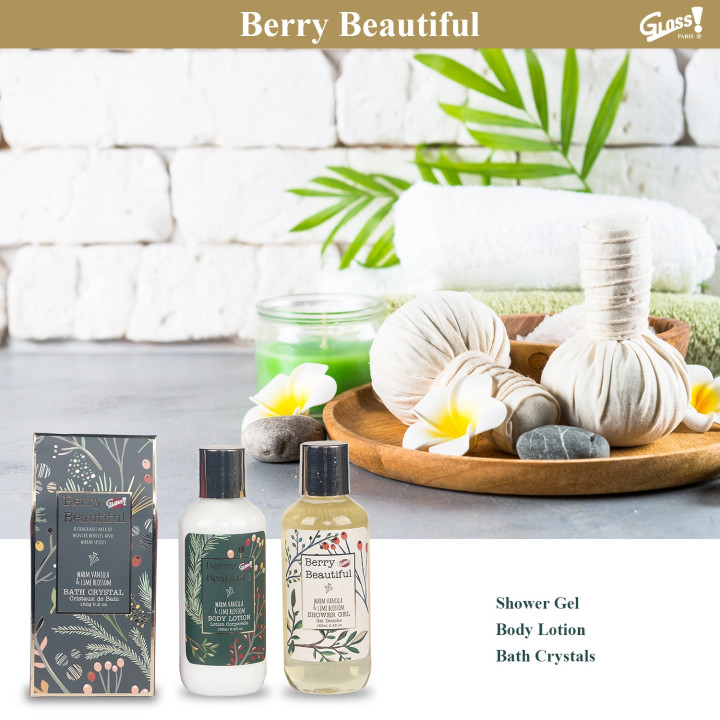 Coffret soin de bain à la vanille et fleur de tilleul - Idée cadeau