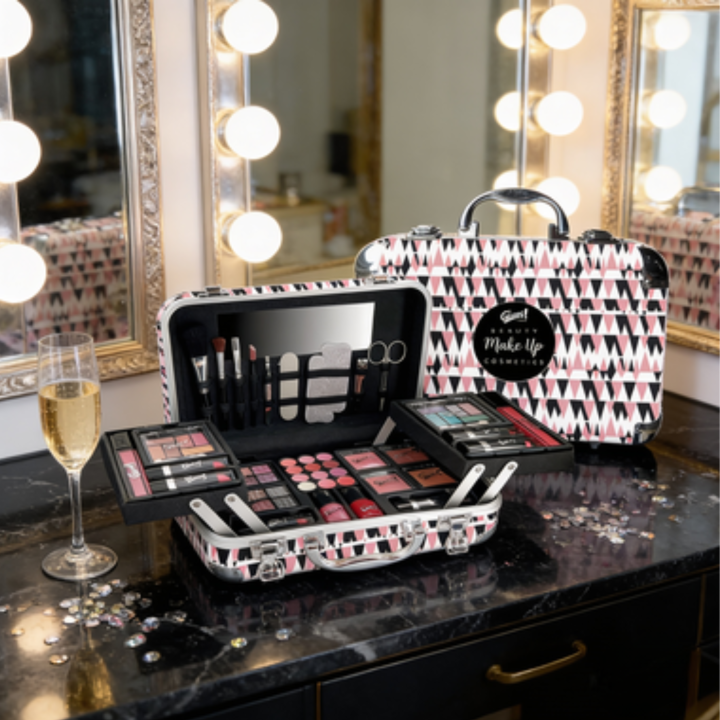 Mallette de maquillage XXXL - Black&Pink