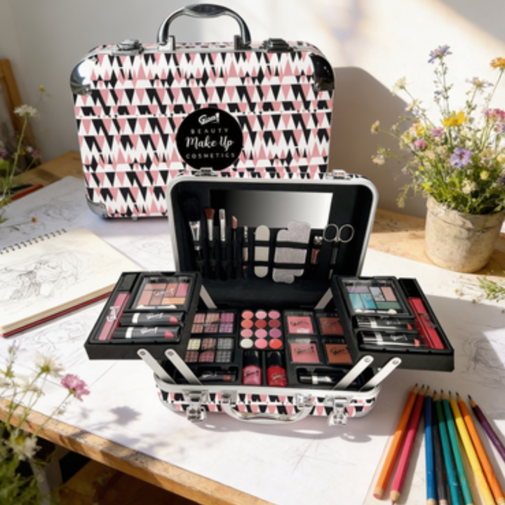 Mallette de maquillage XXXL - Black&Pink