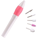 Coffret pédicure manucure crayon électrique, embouts - 6pcs