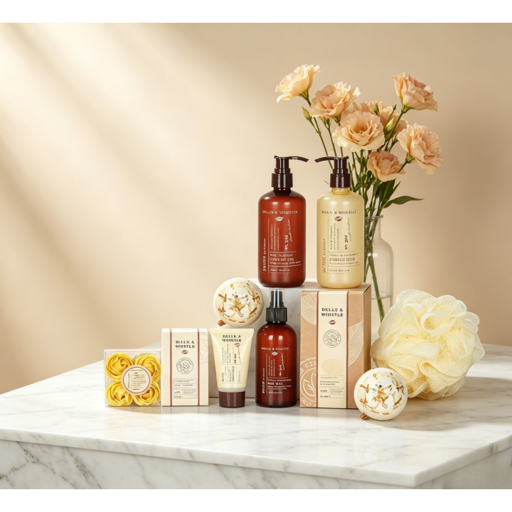 GLOSS ! Coffret Cadeau Bain Premium Brown 11 Pièces