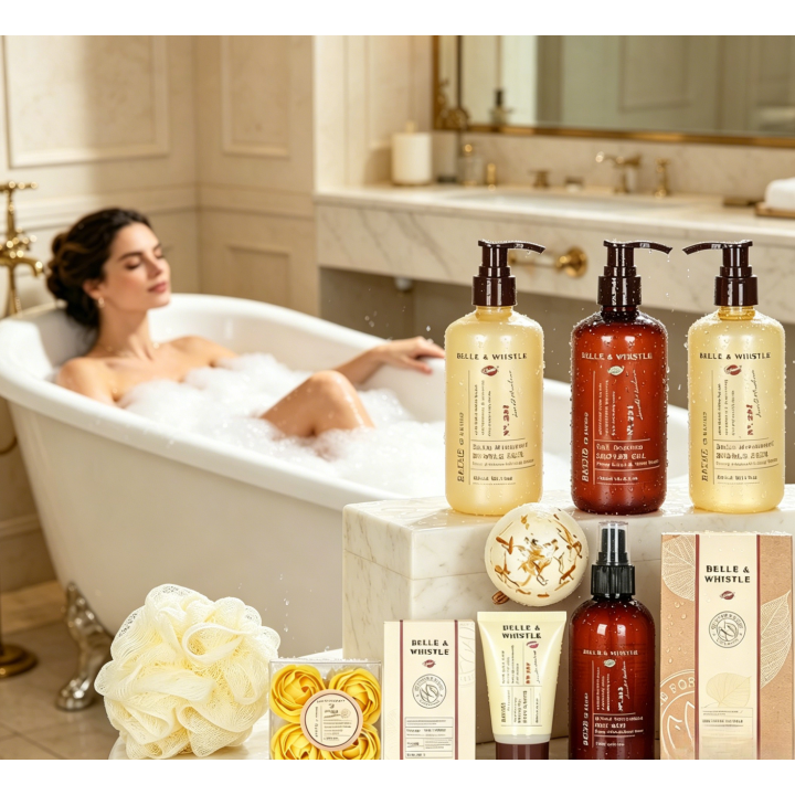 GLOSS ! Coffret Cadeau Bain Premium Brown 11 Pièces
