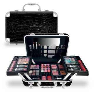 Mallette de maquillage XXXL - Design Croco - Idée cadeau