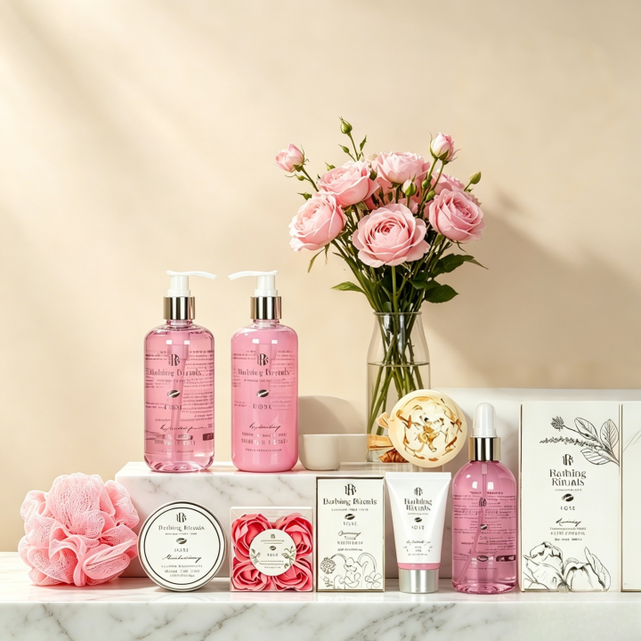 GLOSS ! Coffret Cadeau Bain Premium Pink 11 Pièces