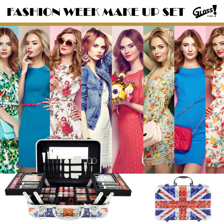 Mallette de maquillage XXXL - Design London Diamonds