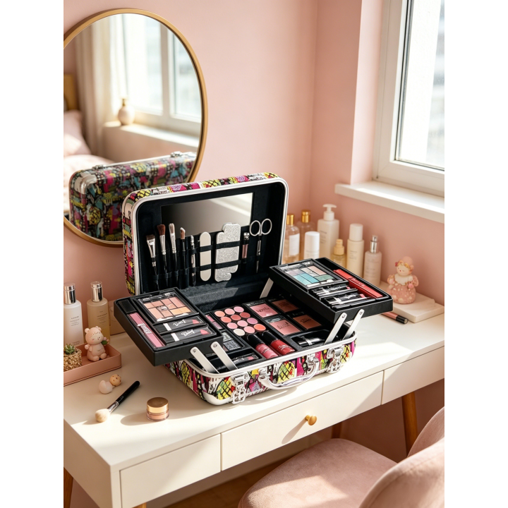 Mallette de maquillage XXXL - Pineapple Abstract Party