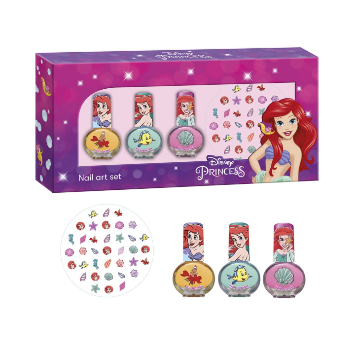 La Petite Sirène - Set de Vernis à Ongles - 4pcs