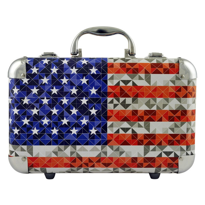Mallette de maquillage XXXL - Design USA Fashion Victim