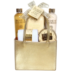 Coffret de Bain - Collection Body Luxurious Gold - Vanille Tilleul