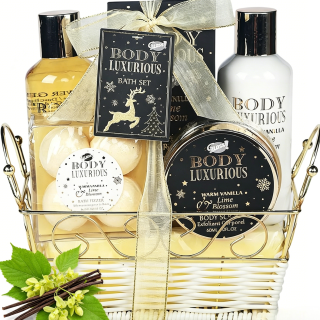 Corbeille De Bain Métallique, Body Luxurious Gold