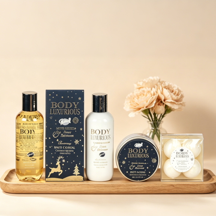 Corbeille De Bain Métallique, Body Luxurious Gold