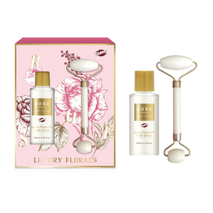 Coffret Beauté – Lotion Corporelle & Rouleau Facial