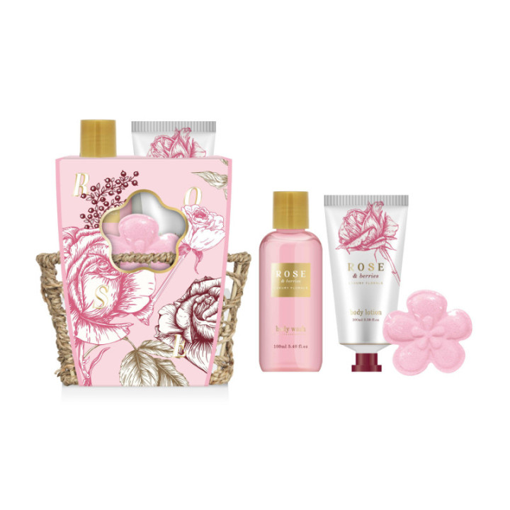 Coffret Bain Relaxant – Gel Douche, Lotion & Effervescent