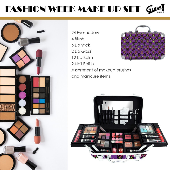 Mallette de maquillage XXXL - Purple lovers