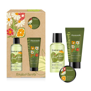 Coffret Trio Bain Fruit & Herb