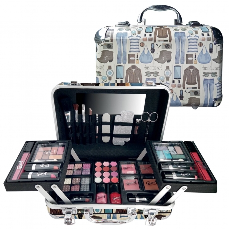 Mallette de maquillage XXXL incluant 2 vernis - Clothing style