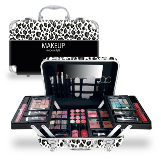Gloss - Mallette de maquillage XXXL - Design Zèbre - Idée cadeau Beauté