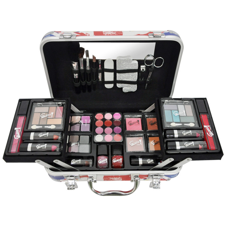 Mallette de maquillage XXXL - Design UK Flag Paint
