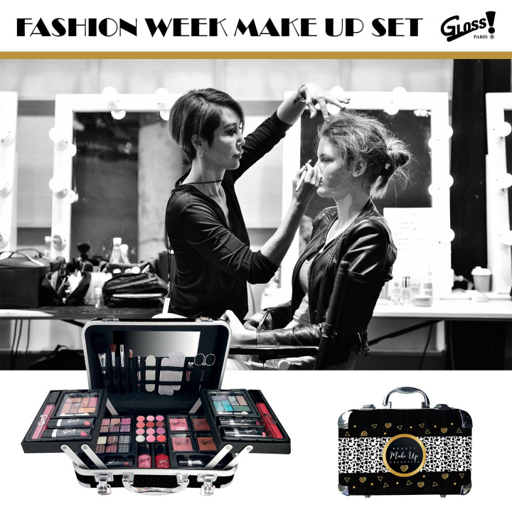 Mallette de maquillage XXXL - Black & Gold