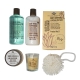 Corbeille de soins corporel a l'Aloe vera, menthe, vanille & tilleul