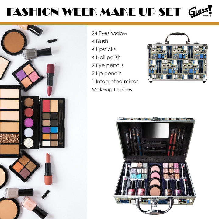 Mallette de maquillage - Collection Black Clothing Style
