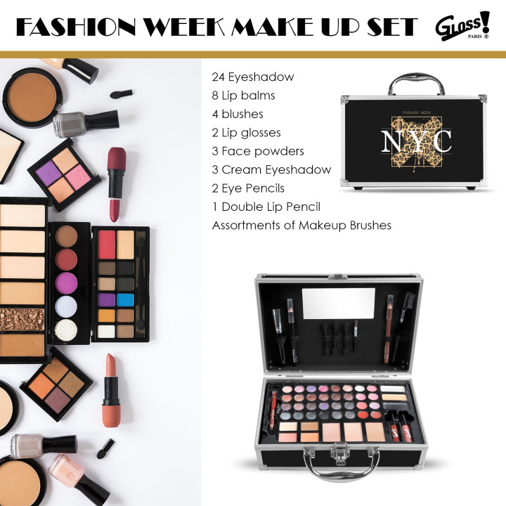 New York City - Mallette de Maquillage - 53pcs