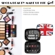 Pochette de manucure UK Flag avec 10 vernis - Idée cadeau beauté