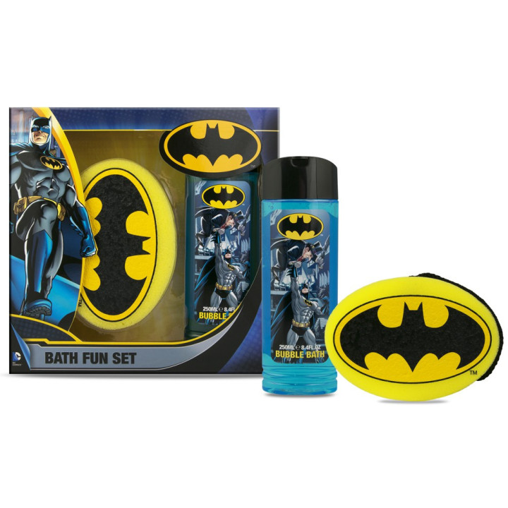 Batman Coffret enfant avec bain moussant 250ml et éponge