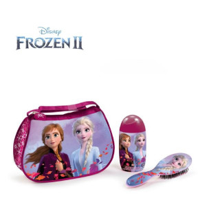 La Reine des Neiges - Coffret de Bain Gel Douche et Brosse à Cheveaux - 3pcs