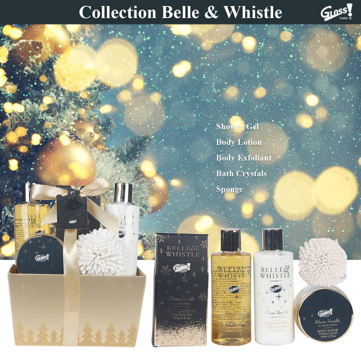 Panier de Beauté, Soin et Bien-être BELLE & WISTLE GOLD