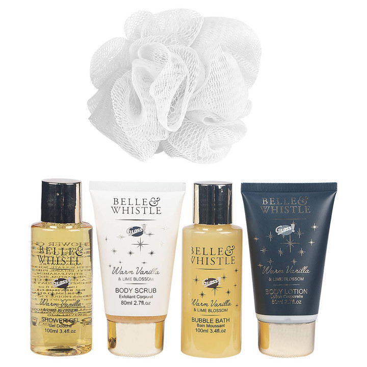 Coffret cadeau de bain à la Vanille et au Tilleul - Boîtes gigognes