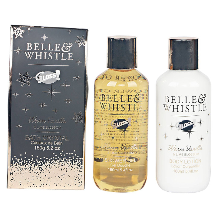 Coffret de bain bien-être à la vanille et tilleul - Idée cadeau femme
