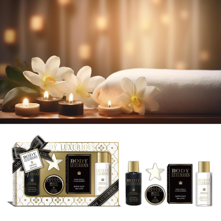 Body Luxurious Black - Coffret de Bain Star - 6pcs