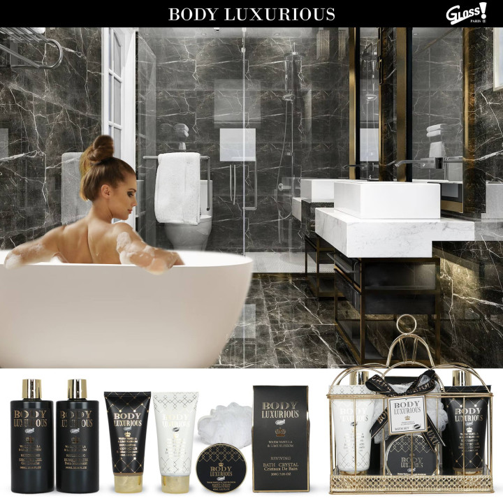 Coffret beauté de bain au parfum Vanille Tilleul - 7pcs