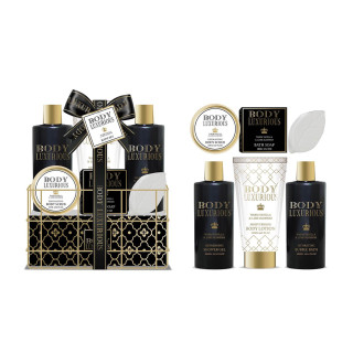 Coffret de bain au parfum délicat vanille tilleul - 6pcs