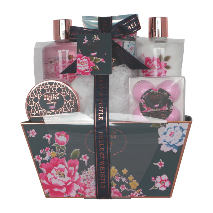 Coffret de bain au parfum délicat de pivoine - 9pcs