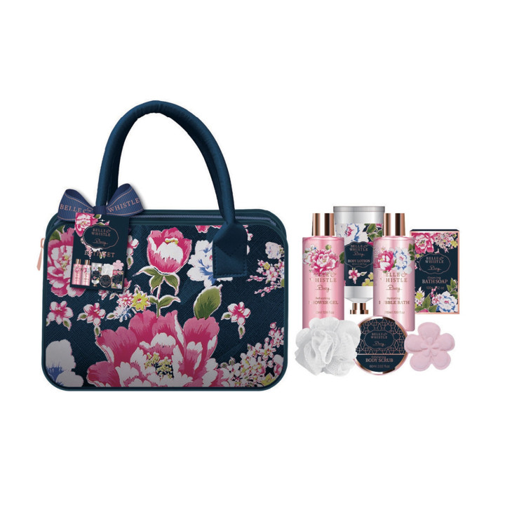 Coffret de bain au parfum délicat de pivoine - 7pcs