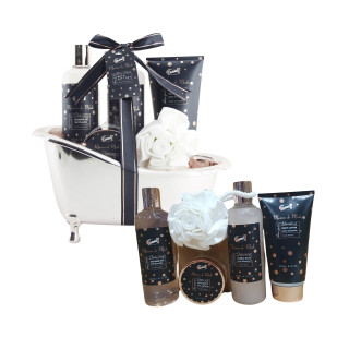 Coffret cadeau pour le bain - Baignoire à la fleur de Lys & Freesia