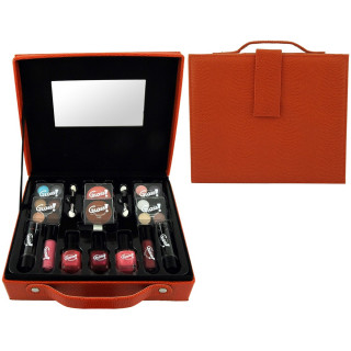 Mallette de maquillage Fashion Week orange - 27pcs