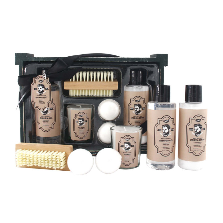 Barbershop Gentlemen's - Plateau de Bain Bois - 6pcs