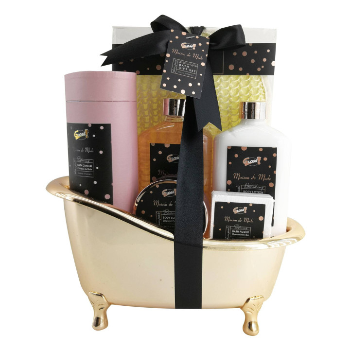 Coffret beauté - Baignoire de bain dorée à la Mûre - Idée cadeau