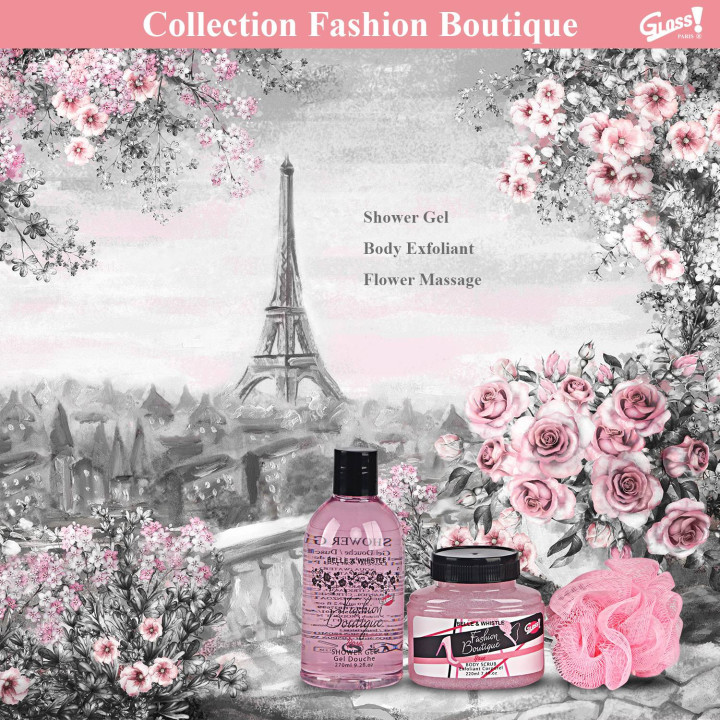 Coffret beauté de bain, Collection Fashion Boutique, Rose